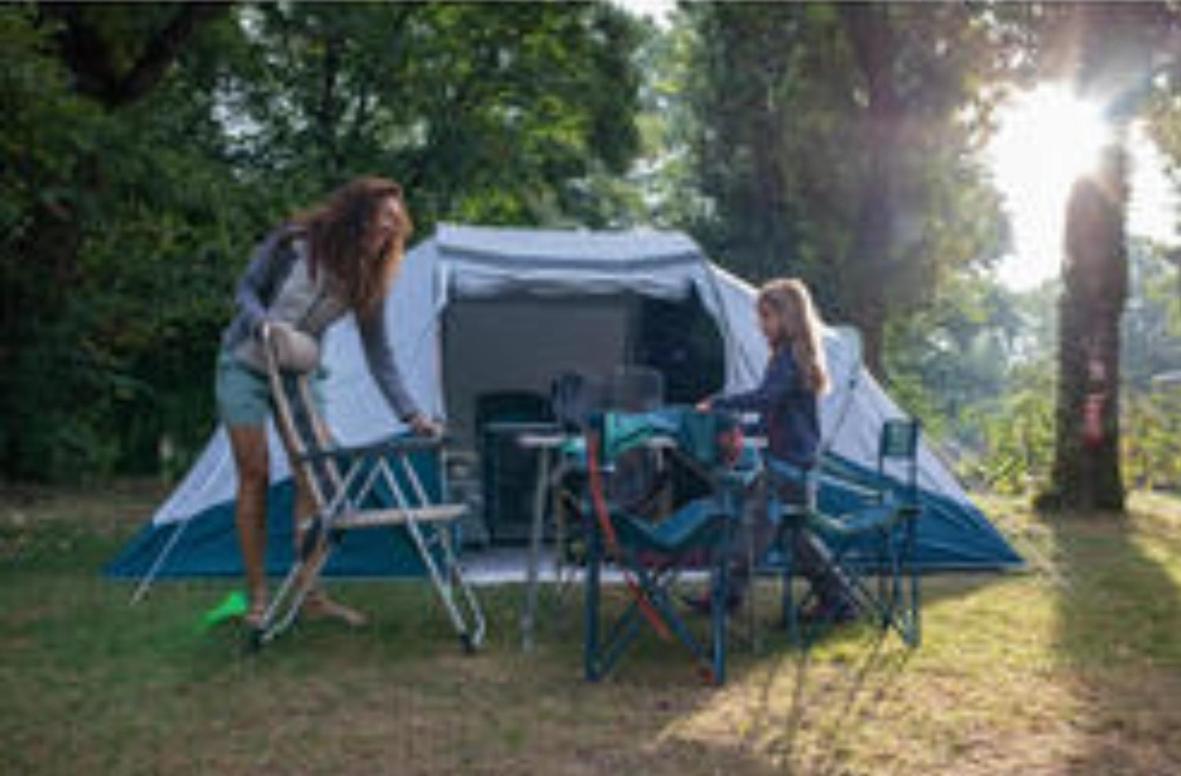 Les Hortensias Grande Tente Familiale Deux Chambres Et Sejour Vue Mer Sur Camping Nature เปลสแต็ง-เลส์-แกรฟส์ ภายนอก รูปภาพ